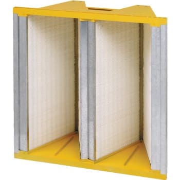 Image for 24x24x12 2V-Bank Mini Pleat Air Filter With Gasket MERV 13 Box Of 1 from HD Supply
