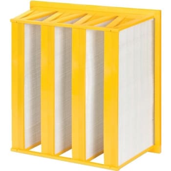 24x24x12 4V-Bank Mini Pleat Air Filter Without Gasket MERV 16 Box Of 1