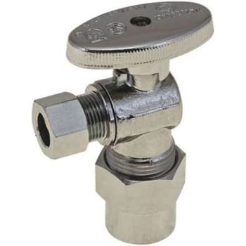 Image for Premier 1/4 In Turn Angle Stop, 1/2 In Cpvc X 3/8 In Compression, Lead Free from HD Supply