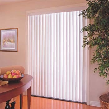 Image for Designer's Touch White Pvc 3.5 In Vertical Blinds - 102 In W X 84 In L from HD Supply