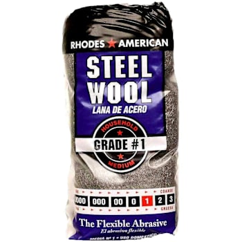 Homax Medium Grade #1 Steel Wool Package Of 12
