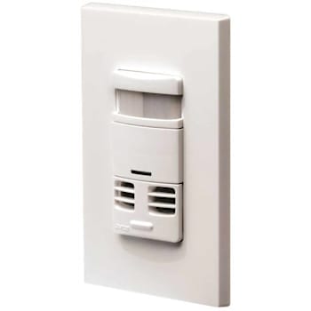 Leviton Multi-Technology Single-Polevwall Switch Motion Sensor, White