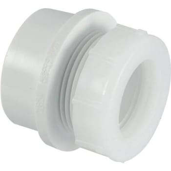 Image for Nibco 1-1/2 In Pvc Dwv Spigot X Slip-Joint Trap Adapter Fitting from HD Supply