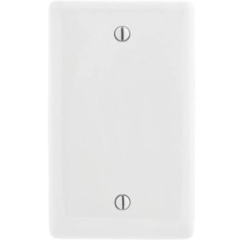 Image for Hubbell 1-Gang White Box Mount Blank Wall Plate from HD Supply