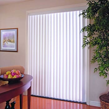 Image for Hampton Bay Room Darkening 3.5 In Pvc Vertical Blinds White - 72 In W X 84 In L from HD Supply