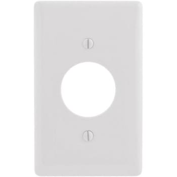 Image for Hubbell 1-Gang 1.40 In Opening Wall Plate - White from HD Supply