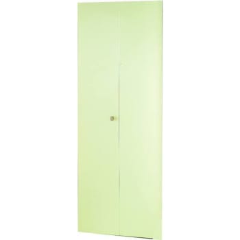 Image for Dunbarton The Flush Metal Bi-Fold Door, Ivory, 2 Panel, 24x80 In from HD Supply