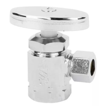 Image for Homewerks 1/2 In Fip Inlet X 3/8 In Od Comp Outlet Multi-Turn Angle Valve Chrome from HD Supply