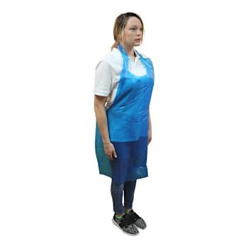 The Safety Zone Polyethylene Apron, 2 Mil, 28" X 46", Blue, Package Of 100