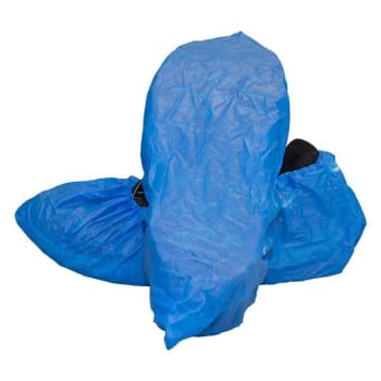Image for The Safety Zone Cast Polypropylene Shoe Cover, Elastic, Blue, Xl, Case Of 300 from HD Supply