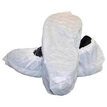 The Safety Zone Cast Polypropylene Shoe Cover, Elastic, White, Xl, Case Of 300