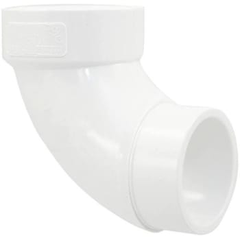 Image for Nibco 1-1/2 In Pvc Dwv 90-Degree Spigot X Hub Street Elbow from HD Supply