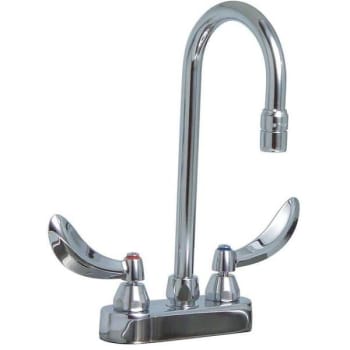 Image for Delta Commercial 4 In Centerset 2-Handle High Arc Bathroom Faucet In Chrome from HD Supply