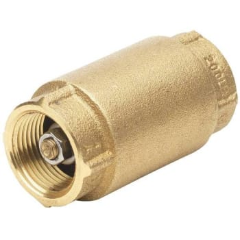 Image for Homewerks 3/4 In Fip X 3/4 In Fip Lead Free Brass Spring Check Valve from HD Supply