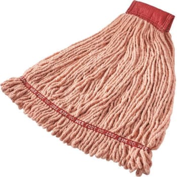 Image for Rubbermaid Commercial Web Foot Orange Blend Large Shrinkless String Mop Head from HD Supply