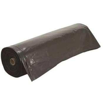 Image for Frost King 10 Ft W X 100 Ft L 4 Mil Black Plastic Sheeting Roll from HD Supply