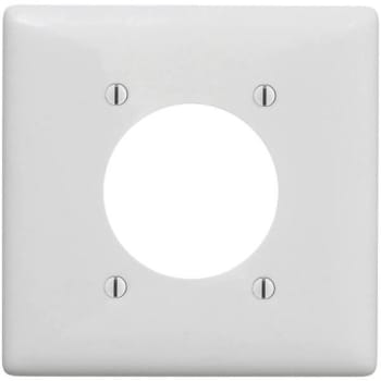 Image for Hubbell 2-Gang 2.15 In Opening Wall Plate - White from HD Supply
