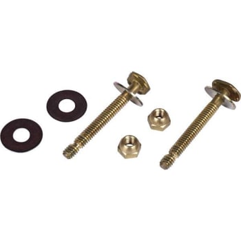 Image for Hercules Johni-Bolts 1/4 In X 2-1/4 In Brass Toilet Bolts from HD Supply