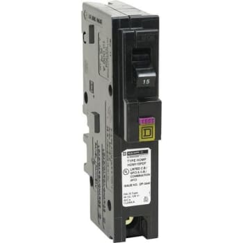 Image for Square D Homeline 15a 1-Pole Plug-On Neutral Dual Function Cafci & Gfci Breaker from HD Supply