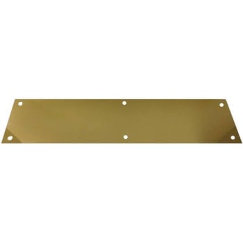Image for Don-Jo Solid Brass Door Kick Plate 8 In X 34 In from HD Supply