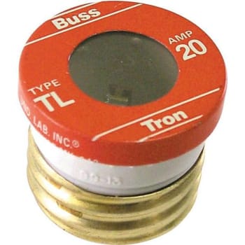 Image for Cooper Bussmann Tl Style 20 Amp Plug Fuse Package Of 4 from HD Supply