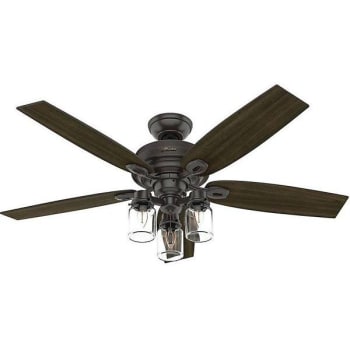 Image for Hunter Crown Canyon Ii 52 In Led Indoor Noble Bronze Ceiling Fan With Light Kit from HD Supply