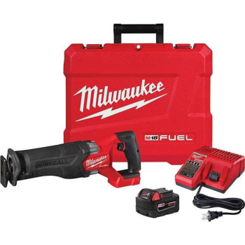 Image for Milwaukee M18 Fuel 18v Lithium-Ion Cordless Sawzall Reciprocating Saw Kit from HD Supply