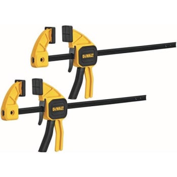Image for Dewalt 6 In 100 Lbs. Trigger Clamps 2-Pack With 2.43 In Throat Depth from HD Supply