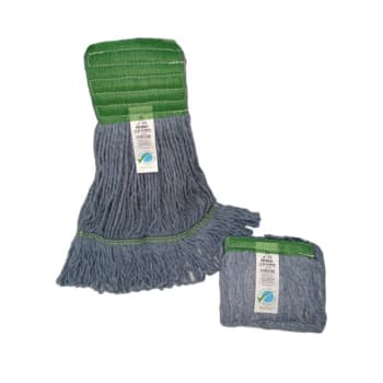 Image for Blended Cotton Synthetic Replacement String Mop Medium Loop Wide Band Mop Head from HD Supply