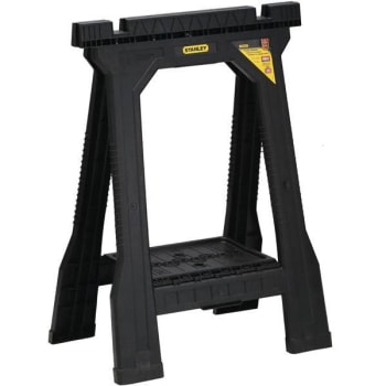 Stanley 22 In Folding Sawhorse Package Of 2
