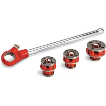 Image for Ridgid 1/2 In To 1 In 00-R Manual Exposed Ratchet Npt Pipe Threading Set from HD Supply