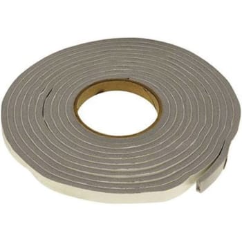 Image for Frost King 1/4 In X 1/8 In X 17 Ft Grey Vinyl Foam Weatherseal Tape from HD Supply