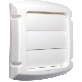 Image for 3 In X 6.25 In Provent Replacement Exhaust Cap Grille In White from HD Supply