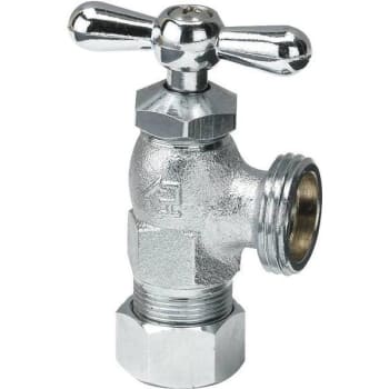 Image for Everbilt 1/2 In Comp X 3/4 In Mht Chrome Plated Brass Washing Machine Valve from HD Supply