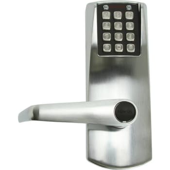 Image for Kaba Ilco Eplex 2000 Pushbutton Electronic Cylindrical Lock, Satin Chrome from HD Supply