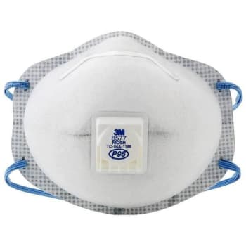 3m 8577 P95 Paint Odor Disposable Respirator Mask W/cool Flow Valve Package Of 2