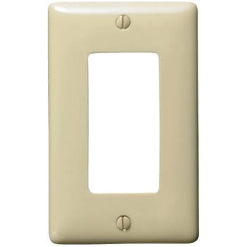 Image for Hubbell 1-Gang Decorator Wall Plate - Ivory from HD Supply