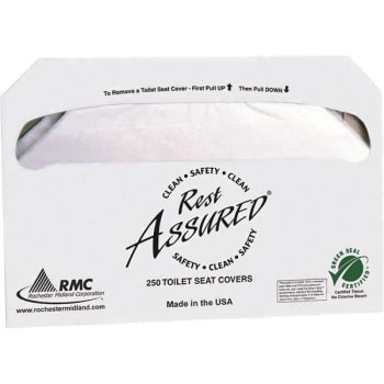 Image for Impact Products Rest Assured White Half-Fold Toilet Seat Covers Case Of 2500 from HD Supply