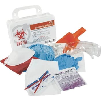 Impact Products Bloodborne Pathogen Kit With Heavy-Duty Plastic Case