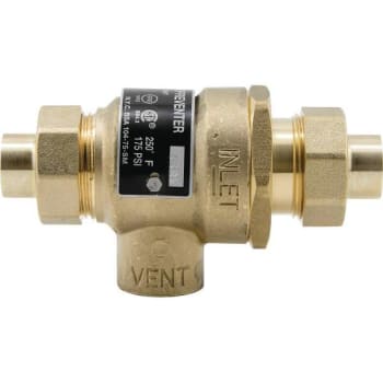 Image for Watts 1/2 In Sweat Union Bronze Backflow Preventer from HD Supply