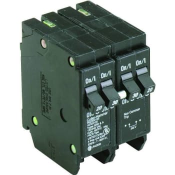 Image for Eaton Br 1-30a 2 Pole And 2-20a 1 Pole Bq Independent Trip Quad Circuit Breaker from HD Supply