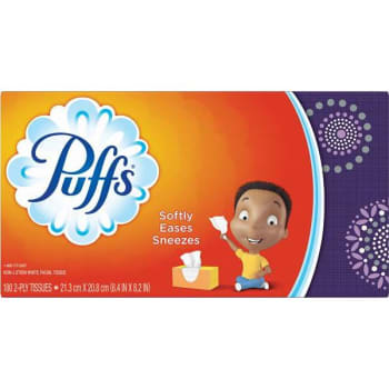 Image for Puffs 2-Ply Facial Tissue 180-Sheets Per Box Case Of 24 from HD Supply