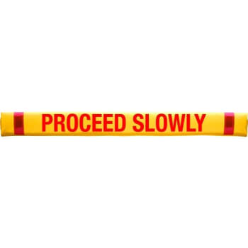 Image for Gate Arm Sleeve, Yellow Stock Legend Proceed Slowly from HD Supply