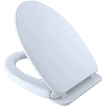Toto Softclose Elongated Closed Front Toilet Seat In Cotton White