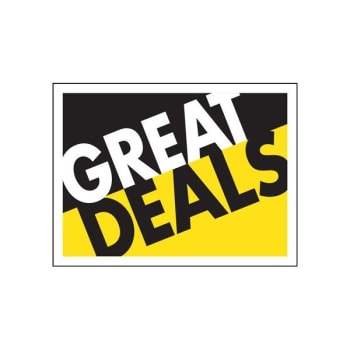 Image for Aluminum Great Deals Dynamic Amenity Sign, 24 x 18 from HD Supply