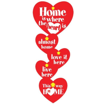 Image for Lead In Series Pavement Decals, Hearts from HD Supply