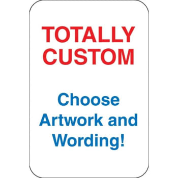 Image for Custom Sign, Non-Reflective, 6 x 9 from HD Supply