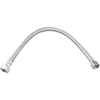 Image for Durapro 1/2 In Comp X 1/2 In Fip X 30 In Braided Stnlss Steel Faucet Supply Line from HD Supply