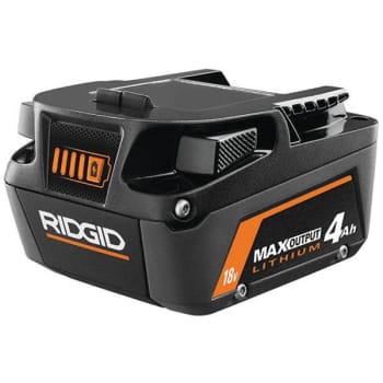 Image for Ridgid 18v 4.0 Ah Max Output Lithium-Ion Battery from HD Supply