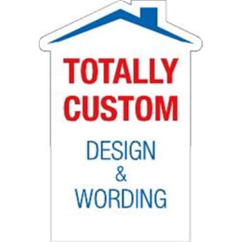 Image for Custom Restix, 2 3/8 X 3-1/2 Tall House Shape Package Of 100 from HD Supply
